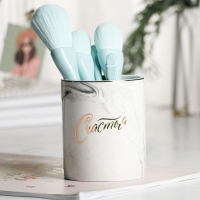 Органайзер для канцелярии, керамический, &laquo;Счастья&raquo;, серый