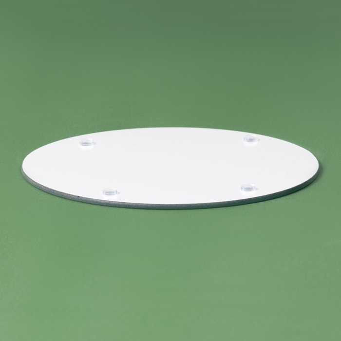 Доска разделочная новогодняя Доляна &laquo;Символ года 2025&raquo;, d=20 см, стекло, с рисунком, чёрная