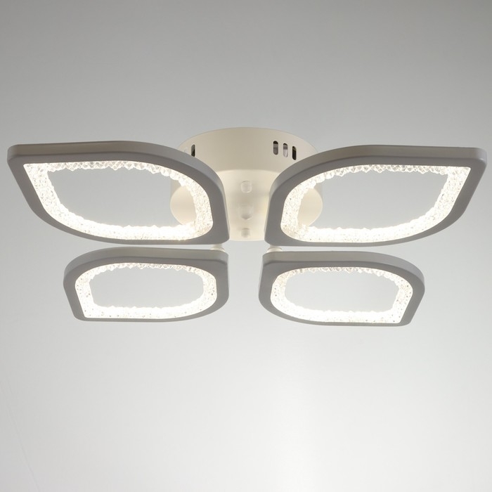 Люстра ГАЛЛОП светодиодная Ромб 70Вт LED 2700-4200К белый 38х38х9,5см