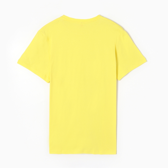 Футболка мужская, цвет жёлтый, размер 54
