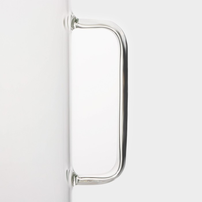 Кувшин для воды стеклянный с металлической крышкой Magistro &laquo;Грация&raquo;, 1,1 л, 10&times;24,5 см