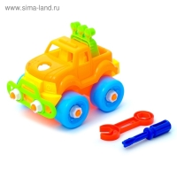 Конструктор для малышей «Джип», 22 детали, цвета МИКС Конструктор для малышей «Джип», 22 детали, цвета МИКС