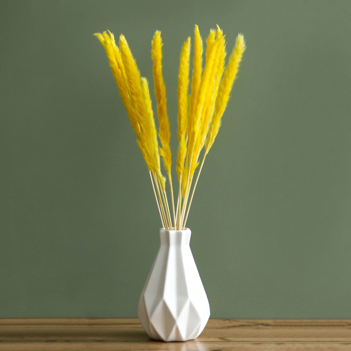 Сухоцвет &laquo;Камыш&raquo; набор 15 шт, цвет оранжевый