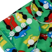 Трусики-подгузник, многоразовый &laquo;Машинки&raquo;, цвет зеленый, Крошка Я