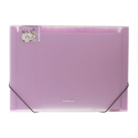 Папка-картотека, А4, 12 отделений, 550 мкм, ErichKrause "Matt Pastel Bloom", на резинке, тиснение "песок", микс Папка-картотека, А4, 12 отделений, 550 мкм, ErichKrause "Matt Pastel Bloom", на резинке, тиснение "песок", микс