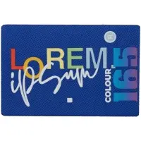 Наклейка тканевая Lunga, L, синяя Наклейка тканевая Lunga, L, синяя