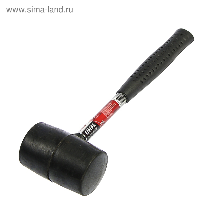 Киянка ЛОМ, металлическая обрезиненная рукоятка, черная резина, 300 г Киянка ЛОМ, металлическая обрезиненная рукоятка, черная резина, 300 г