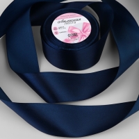 Лента атласная, 50 мм &times; 23 &plusmn; 1 м, цвет сапфировый №120