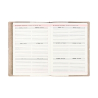 Ежедневник датир 2025г А6+ 176л ESCALADA, мяг обл, иск кожа, тис ф, кр бл 70г/м2, бежевый Ежедневник датир 2025г А6+ 176л ESCALADA, мяг обл, иск кожа, тис ф, кр бл 70г/м2, бежевый