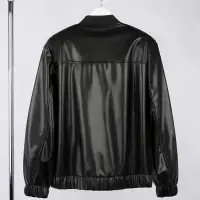 Бомбер из искусственной кожи Univer, черный, размер M/L Бомбер из искусственной кожи Univer, черный, размер M/L