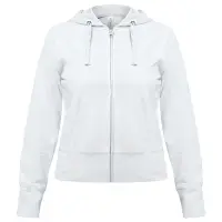 Толстовка женская Hooded Full Zip белая, размер L Толстовка женская Hooded Full Zip белая, размер L