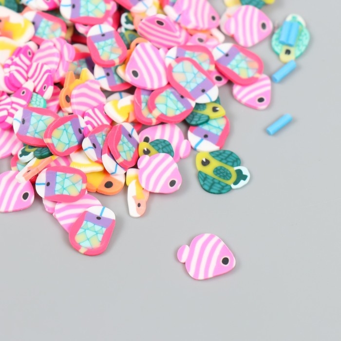 Декор для творчества PVC "Рыбки" набор 20 гр 1х0,7 см