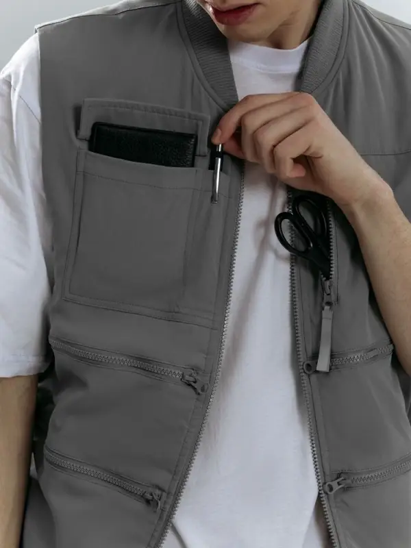 Жилет Hard Work, серый, размер XXL