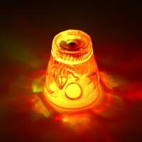 Фужер с подсветкой "Хэллоуин" LED 1Вт от батареек LR41 оранжевый 6х5х5см RISALUX Фужер с подсветкой "Хэллоуин" LED 1Вт от батареек LR41 оранжевый 6х5х5см RISALUX