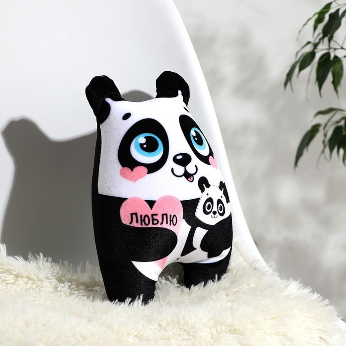 Игрушка-антистресс &laquo;Люблю&raquo;, панда
