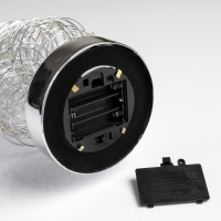 Светодиодная фигура «Ёлка плетёная» 10 × 38 × 10 см, металл, батарейки АААх3 (не в комплекте), свечение белое Светодиодная фигура «Ёлка плетёная» 10 × 38 × 10 см, металл, батарейки АААх3 (не в комплекте), свечение белое