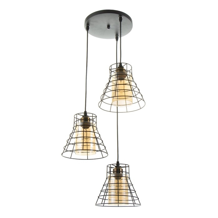 Светильник BayerLux Светильник BayerLux "Румпи" 3хЕ27 40Вт чёрный