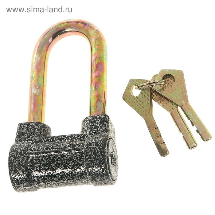 Замок навесной, тип 7, 52х95 мм, 3 ключа Замок навесной, тип 7, 52х95 мм, 3 ключа