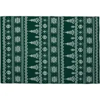 Плед Elnik, зеленый с молочно-белым Плед Elnik, зеленый с молочно-белым