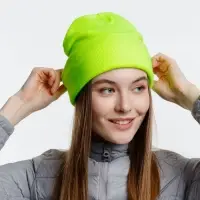 Шапка Urban Flow, салатовый неон