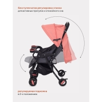 Коляска прогулочная детская RANT basic «UNO», складывается в трость, цвет Cloud pink Коляска прогулочная детская RANT basic «UNO», складывается в трость, цвет Cloud pink
