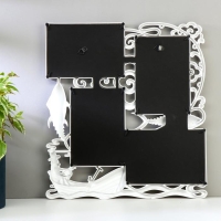 Фоторамка пластик на 4 фото 10х15 см "Рыбалка" белая 37х34х2 см Фоторамка пластик на 4 фото 10х15 см "Рыбалка" белая 37х34х2 см