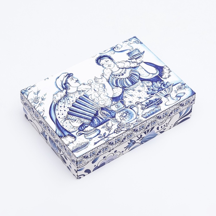 Коробка картонная без окна Коробка картонная без окна "Праздник", 21 х 15 х 7 см набор 5 шт