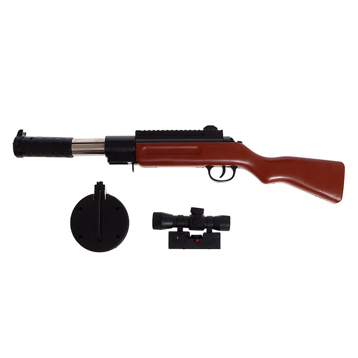 Детское оружие Автомат пневматический &laquo;ППШ&raquo;, с лазером