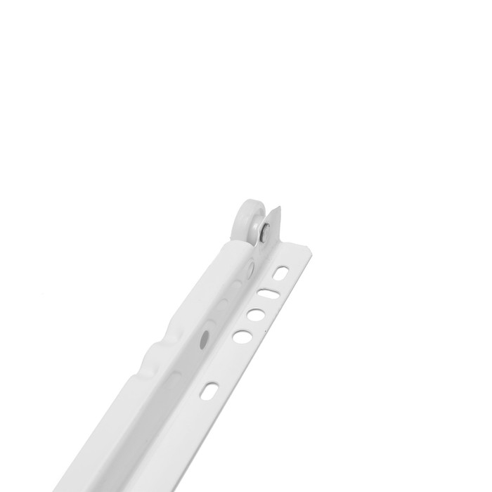 Роликовые направляющие ТУНДРА, L=350 мм, толщина 0,8 мм, белые, 2 шт. Роликовые направляющие ТУНДРА, L=350 мм, толщина 0,8 мм, белые, 2 шт.