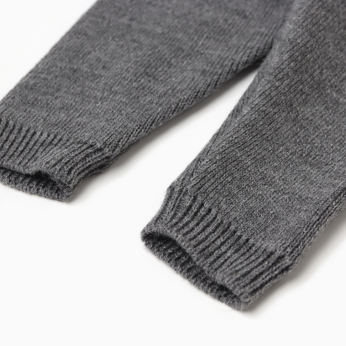 Брюки детские вязаные MINAKU, цвет серый, рост 74-80 см