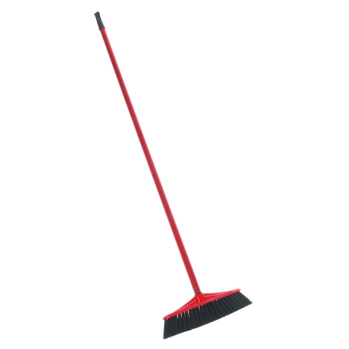 Щётка для пола с черенком &laquo;Комфорт&raquo;, жёсткая, цвет МИКС