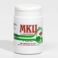 МКЦ &laquo;Дворник&raquo; с чагой, для ЖКТ 100 таблеток по 0.5 г,