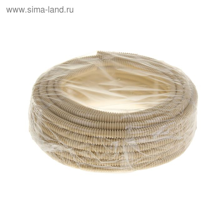 Гофротруба УРАЛ ПАК ПВХ, 16 мм, с протяжкой, 25 м, светлое дерево, ГФ-8104116-025 Гофротруба УРАЛ ПАК ПВХ, 16 мм, с протяжкой, 25 м, светлое дерево, ГФ-8104116-025