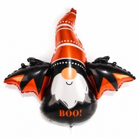 Шар фольгированный 34" «Гномик-летучая мышь», оранжевый Шар фольгированный 34" «Гномик-летучая мышь», оранжевый