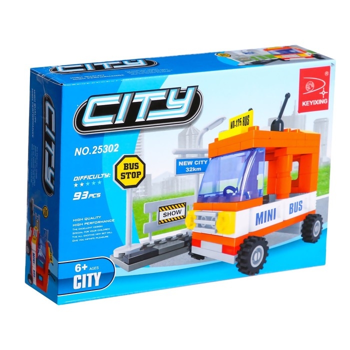 Конструктор &laquo;Маршрутка&raquo;, 93 детали