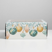 Коробка для капкейков &laquo;Счастливого Нового года!&raquo; 17 х 25 х 10см, Новый год