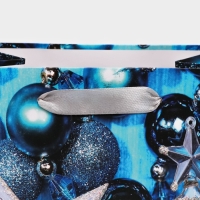 Новый год. Пакет подарочный, ламинированный, "Звезда",18 х 23 х 10 см.