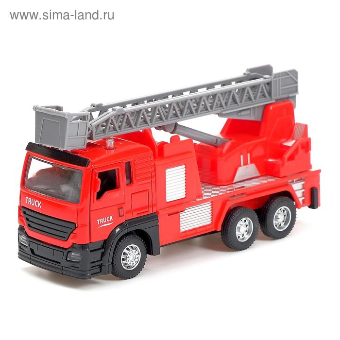 Парковка &laquo;Пожарная часть&raquo; с машинкой и рацией, световые и звуковые эффекты, МИКС