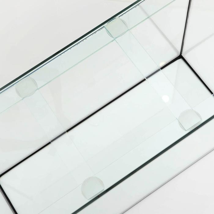 Аквариум прямоугольный Атолл с крышкой, 110 литров, 75,5 х 33 х 45/51 см, чёрный Аквариум прямоугольный Атолл с крышкой, 110 литров, 75,5 х 33 х 45/51 см, чёрный