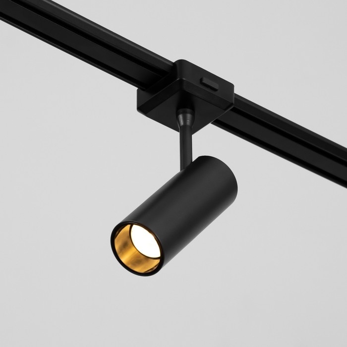 Светильник трековый SLIM Светильник трековый SLIM "Цилиндр" LED 12Вт 3000K-6000К 48V CRI90 черный 4,5х11,3х13,4см