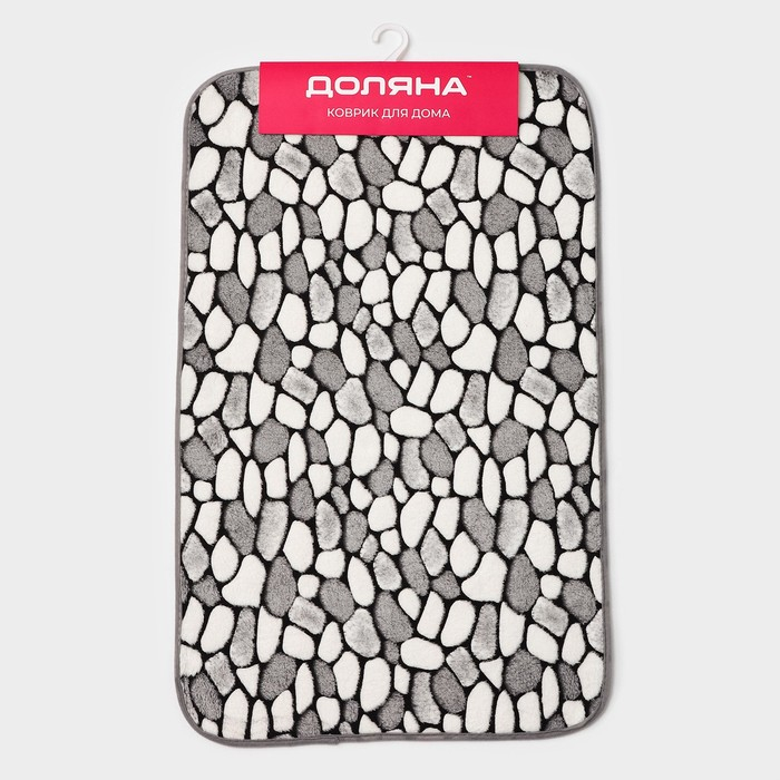 Коврик для ванной и туалета Доляна «Галька», 50×80 см Коврик для ванной и туалета Доляна «Галька», 50×80 см