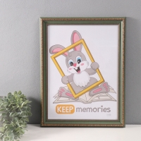 Фоторамка пластик "Вавилон" 30х40 см, оливковый Фоторамка пластик "Вавилон" 30х40 см, оливковый