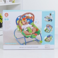 Шезлонг &laquo;Улитка и друзья&raquo;, с погремушками