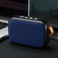 Портативная колонка LuazON LAB-39, 3 Вт, 400 мАч, Soft Touch, синяя Портативная колонка LuazON LAB-39, 3 Вт, 400 мАч, Soft Touch, синяя