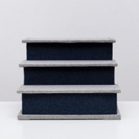 Домик-лесенка для животных "Пижон", рогожка 39 х 38,5 х 32 см, серо-голубой Домик-лесенка для животных "Пижон", рогожка 39 х 38,5 х 32 см, серо-голубой