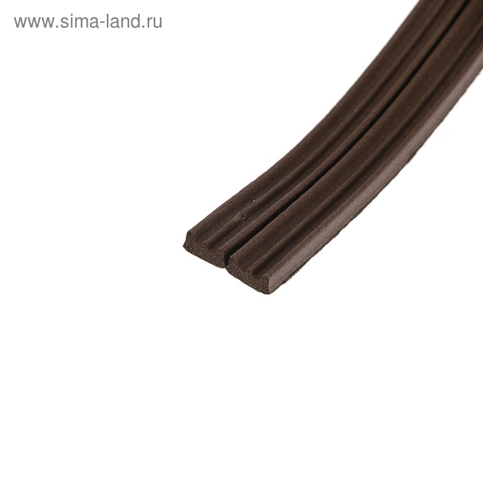 Уплотнитель резиновый ТУНДРА, профиль Е, размер 4х9 мм, коричневый, в упаковке 6 м Уплотнитель резиновый ТУНДРА, профиль Е, размер 4х9 мм, коричневый, в упаковке 6 м