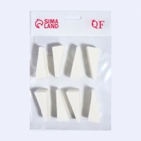 Набор спонжей для макияжа, 5 &times; 2 см, 8 шт, цвет белый