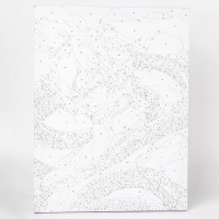 Картина по номерам на холсте с подрамником на новый год &laquo;Аниме змея&raquo;, 30 х 40 см, символ года 2025, новогодний набор для творчества