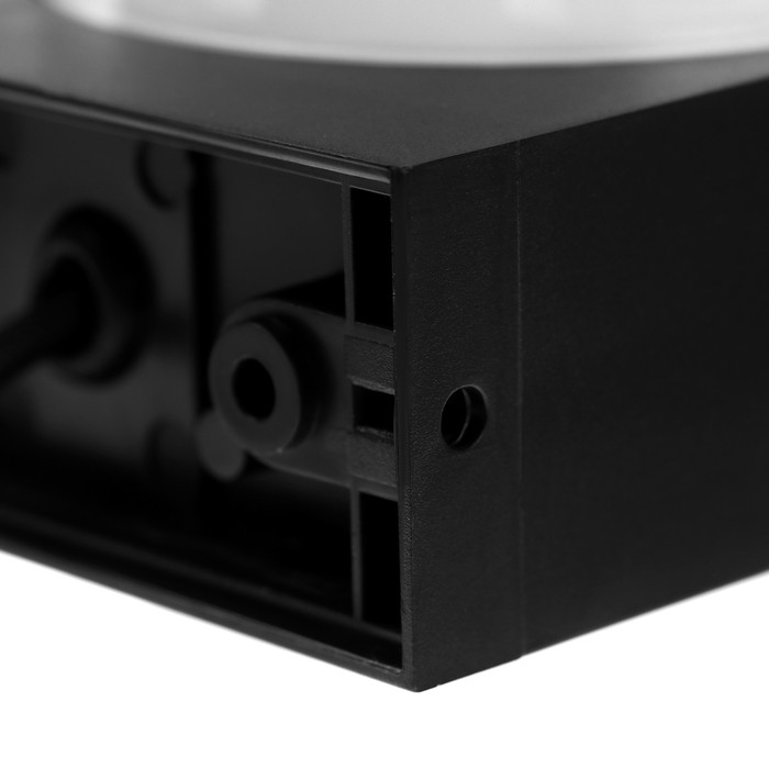 Светильник фасадный «Гранд двойной», FSD-040, 10 Вт, 3000К, IP65, 220 В, пластик, черный Светильник фасадный «Гранд двойной», FSD-040, 10 Вт, 3000К, IP65, 220 В, пластик, черный