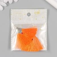 Декор для творчества текстиль "Кисть Восток" персиковый набор 2 шт 1,6х4,5 см